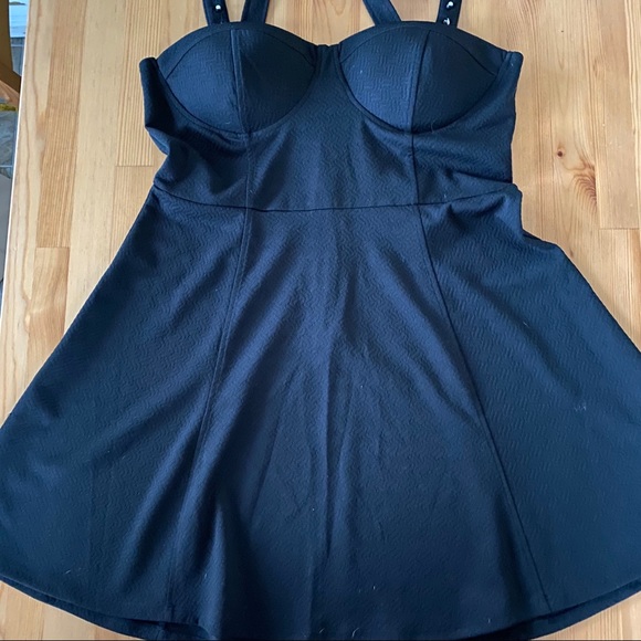 NWOT Material Girl Black Studded Dress - Picture 3 of 16